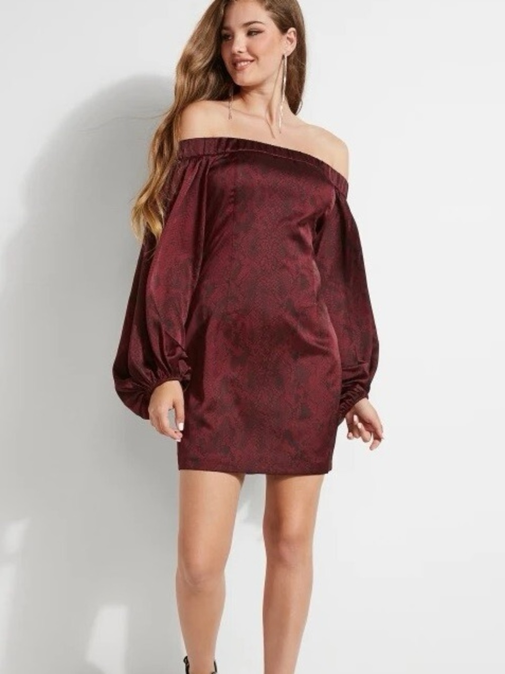 NWT Guess Off The Shoulder Jana Dress Size 0